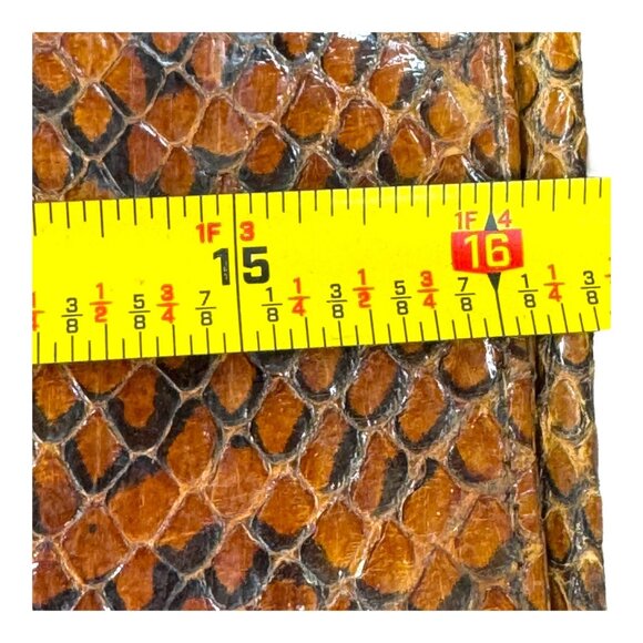 Genuine Snakeskin Luxury Handbag Made In India Exotic Leather Tote Messenger - Picture 6 of 10